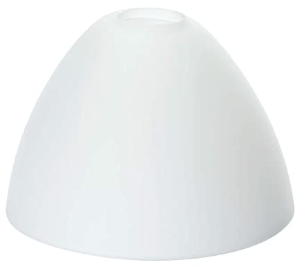 Ersatzglas als Lampenschirm, (Ø 95 mm), Höhe 60 mm, Kegel G9 Lochmaß Fassung ø 23 mm, Weiß matt
