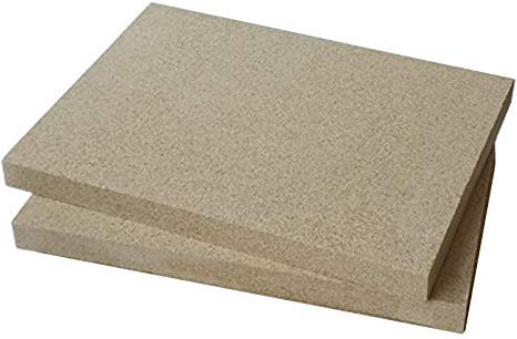 Vermiculite Platten 500x600mm 30mm stark 2 Platten Feuerraum Auskleidung Schamotteersatz Ofen