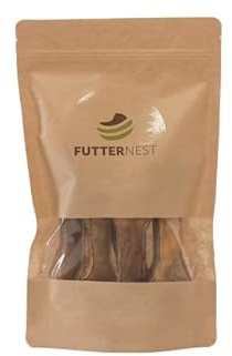 Futternest - Kauknochen für Hunde - 100% natürlich - 100% Haut in verschiedenen Sorten (Pferd, 5er Set, 12cm)