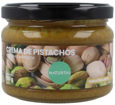 Crema de pistacho vegana BIO | 180 g | Naturitas Essentials | Sin azúcar sin lácteos | Agricultura ecológica | Cremas para Untar