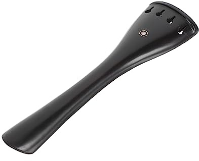 Toyvian Praktischer Cello Saitenhalter aus Ebenholz 4 Feinstimmer Robust und Rostfrei Ersatzteil für Präzise Tonabstimmung Am Cello