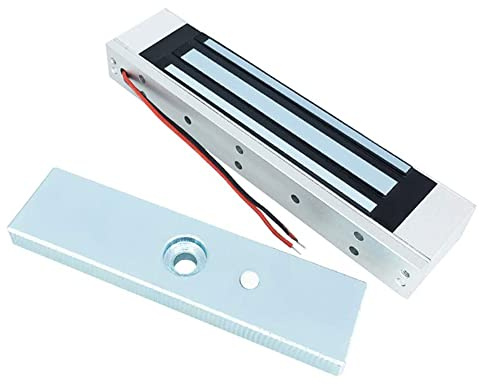 AOAMZ wasserdichte magnetische Schloss 180kg 350lbs elektromagnetische Schlösser DC 12V für Zugangskontrollsystem Host Controller Tür Zugangsschlösser NC-Modu (Surface - Painting)
