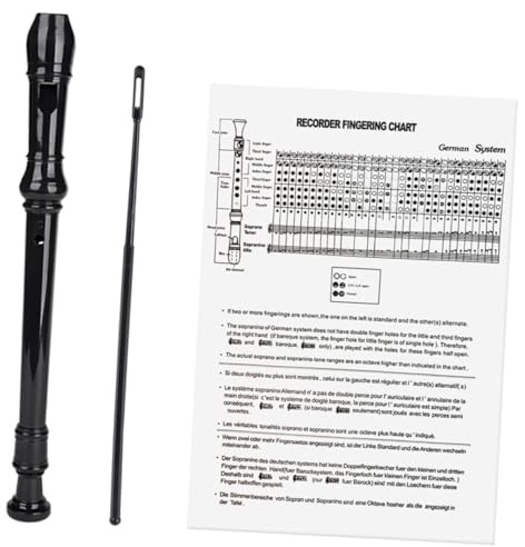 Hoement 8loch Abs Recorder Flöte Mit Reinigungsstab Und Anleitung Für Anfänger Und Musikliebhaber Für Klassenzimmer Bühne Und Band