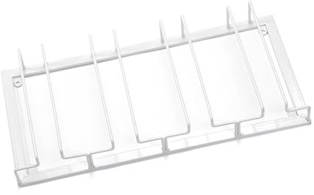Hängendes Weinglashalter, Moderner Metalldraht unter Schrank Weinglasregale 4/5 Reihen, Weinglasaufhänger Aufbewahrungsbügel Organisator für Küche, Bar, DIY Installation(White,40x18cm 4 Row)