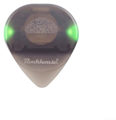 Hasaller LED-Gitarrenplektren mit LED-Licht, leuchtende Plektren verbessern die Bühnenleistung mit Beat-Plektren, beleuchtetes Gitarrenplektrum für akustische, elektrische und Bassgitarren (grün)