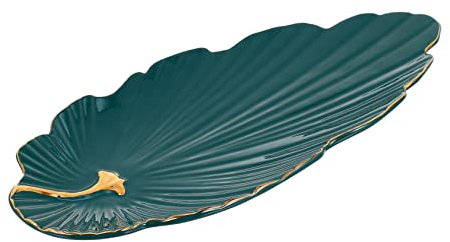 CONGARTENO Assiette Porcelaine De Céramique Plateau Décoratif Pour Bijoux Et Table Organisateur Élégant Pour Maison Design Créatif Et Confortable Pour Décorer Et