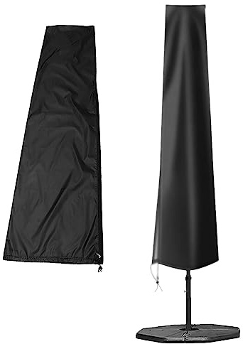 Waterproof Cantilever Parasol Cover with Rod Protective Cover for Outdoor Parasols and Market Umbrellas Oxford UV Protection 210 x 140 cm
