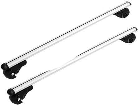 WRNHZNEW 2Pcs Car Roof Racks Bars for Ford Fiesta 5-Door/Fiesta 3-Door/Fiesta Active/Fiesta Van 1984-2024, Removable Waterproof Roof Rack Luggage Racks Carrier Bars Cross Top Bar Rail Accessories