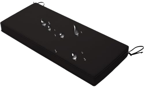 3cm Dicke Sitzkissen Sitzpolster Sitzauflage Bank, Outdoor Bankauflage Wetterfest, Rutschfeste Eckbank Auflagen Sitzauflage FüR Gartenbank, Wasserdicht Bankkissen Gartenbankauflagen,No1,120X30X3CM