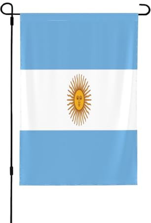 Bandiera argentina decorativa su entrambi i lati, striscione da giardino, perfetta per interni ed esterni, disponibile in due misure