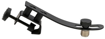FRCOLOR Drum Mikrofon Halterung Verstellbarer Shockproof Clip für Trommel Stabiler Rim Mount Mic Holder für Musiker und Performer Langlebig und Tragbar