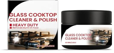 GNAUMORE Glass Stove Top Cleaner Polish,Induction Stove Top Cleaner Polish and Protector for Everyday Use,Glass Cooktop And Stove Polish For Ceramic