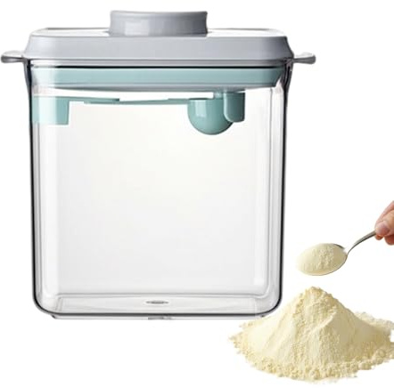Contenitore Formula - Contenitore ermetico 1700 ml, dispenser per latte in polvere portatile | Include cucchiaio misurino, conservazione sicura della cucina della casa asilo da viaggio auto