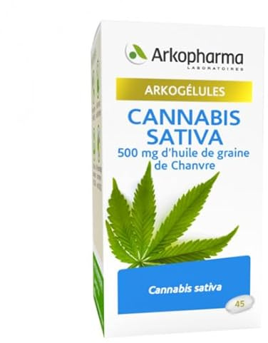 Arkopharma arkogélules cannabis sativa 500mg 45 gélules