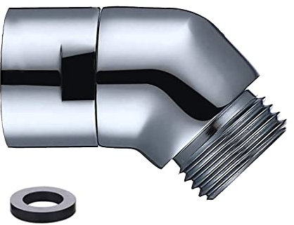Handbrause Adapter Duschkopf Adapter,Handbrause Adapter 45 Grad,Winkelstück Adapter G1/2 Innengewinde für Badezimmer Küche Duschkopf (1 Stück)