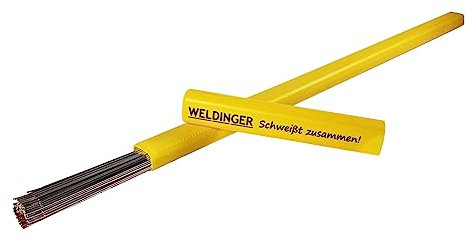 WELDINGER Starter Sortimentsbox Stahl Edelstahl Aluminium Schweißdraht 1,6mm ; 1,6mm 2mm 2,5 kg WSG2, V2A, AlMg5 zum WIG-Schweißen (ER70S-6 + ER308L + ER5356)