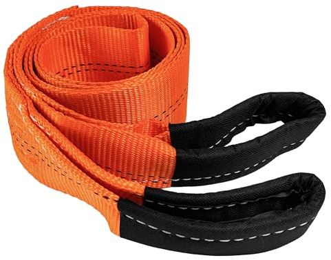 HFS(R) Tree Saver, Winch Strap, Tow Strap 30,000 Pound Capacity (3X8FT, Orange)