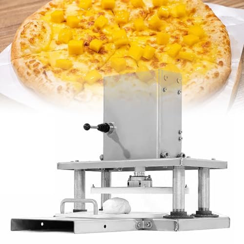 SONLED Pizza Dough Press Machine, Electric Pastry Machine, 8.66 Electric Tortilla Press, Stainless Steel Commercial Pizza Dough Machine Tortilla Making Machine for Pizza, Pie, Tortillas
