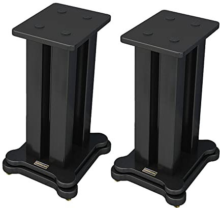 Soporte para Altavoz Soportes para Altavoces de Alta Resistencia, Soportes para Altavoces de Piso para Altavoces satelitales y Sistemas de Sonido Envolvente, Puntas Ajustables, construcción Robusta (T