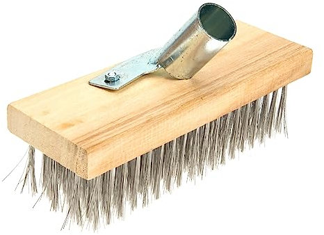 HANABASS Bodenreinigungsbürste Mit Edelstahlborsten – Moosbürste Für Deck Und Dusche