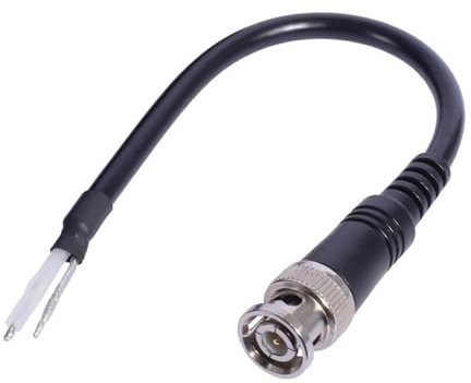 Lerpwige PVC BNC Pigtail Cable Male Female To Bare Wire Coaxials Connectors Cables For CCTV Terminals Adapters