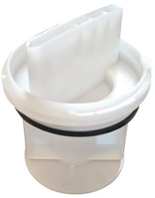 Flusensieb Waschmaschine Weiß, Universelles Waschtrockner Filter Flusensieb, Filtersieb für Münzen Knöpfe usw.
