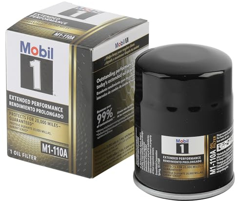 Mobil 1 Extended Performance Oil Filter, M1-110A | Synthetic Blend, High Efficiency 20,000 Mile Protection | 2 Pack