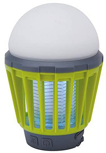 Jata MIB6V - Lámpara Antimosquitos Eléctrico, Uso inerior y Exterior, Área acción 50 m², Elimina por Descarga, Carga USB, Silencioso, Bajo Consumo