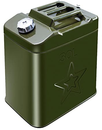 BHBXZZDB Bidón de Gasolina Recipiente de Metal de 20L/25L/30L/40L Verde Oliva Transporte de Combustible diésel Aceite