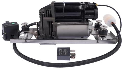 Bisenya Luftfederkompressorpumpe mit Halterung 37106793778 37206792855 Kompatibel mit 5er Touring E61 2004-2010 mit Ventilblock