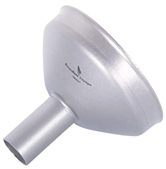 iBasingo Mini Titan Trichter Kleines Öl Flüssiges Metall Trichter Kolben Weinkoffer Zubehör Tragbares Küchenwerkzeug Ti3070D