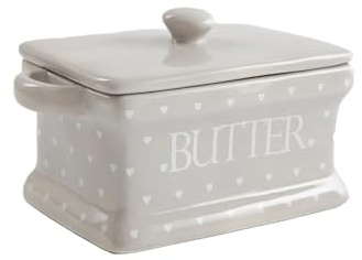 Geko Heart Design Butter Dish