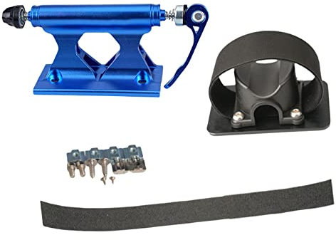 LOVIVER Legierungs-Schnellspanner-Gabelmontage-Fahrradblock-LKW-Ladefläche/Gepäckträger/Aufbewahrung, Blau