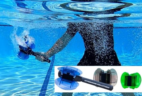 Hydrorevolution Wasserschläger-Trainer, erhöht die Schwungkraft und Geschwindigkeit des Schlägers im Wasser, verbessert die Schultermobilität für Pickelball, Pool-Trainingsgeräte, Kurzanleitung (evtl.