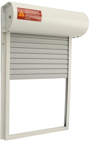 Yusat Automatischer Hühnerstall-Türöffner, Batteriebetrieben, Timer, Lichtsensor, Fernbedienung, LED-Anzeige, Manuelle Automatische Hühnertür (Weiß)
