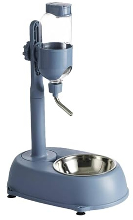 Comedero automático para Perros, dispensador de Agua para Gatos,Dispensador de llenado de 500 ml para Perros de Pelo Largo - Bebedero a Prueba de Fugas y Altura Adaptable para Gatitos y Perros