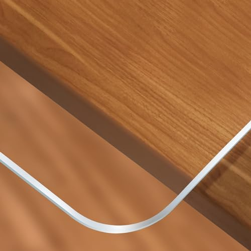 Schreibtischunterlage Transparent 70x150cm 80x120cm 90x190cm 100x100cm Schreibtisch-Schreibpadmatte PVC Folie Für Tisch(80x120cm)
