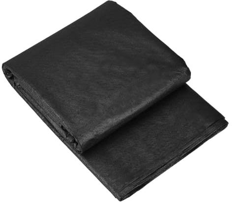 BENECREAT Aufbügelbare Einlage, 9.14 m X 100cm Schwarz Mittelschwerer Vliesstoff Zum Nähen, Quilten, Heimdekoration, Bastelbedarf