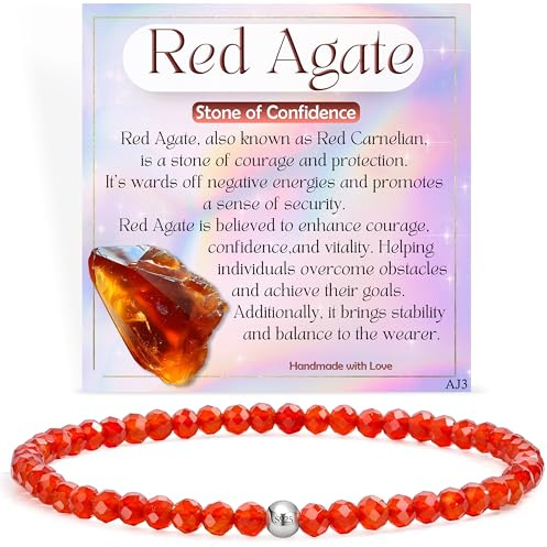 Farfume Winzig Perlenarmband Zierlich Edelstein Armband | 4mm Kristall Silber 925 Naturstein Schmuck Armbänder Damen,Chakra Spirituelle Armbänder Geschenke