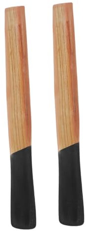 JECOMPRIS 2pcs Wooden Hammer Handles Replacement Handle for Hammer Camping Mallet Wood Replacement