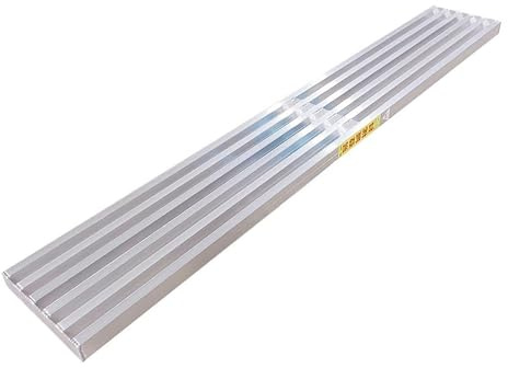 Tavola in Alluminio per Scale a pioli e cavalletti, Piattaforma di Lavoro Regolabile/Accessorio per Scale, Strumento per impalcature Spesso 2 Pollici per lavori di ristrutturazione Domestica