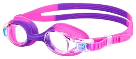 IUVYTA Gafas de natación antiniebla Impermeables, Lentes de Colores Profesionales UV for niños, Gafas de natación, Gafas para Adulto(Pink-Purple)