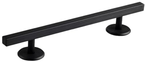 KiBcsLic Fingerboard Rail, Finger Skateboard Rail für Parks, Fingerspitzenbewegungs Prop Rampe, Tolles Zubehör für Fingerboard Training, Schwarz