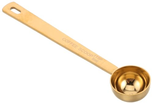 MAGICLULU Cucchiaio Dosatore in Acciaio Inossidabile 304 con Manico lungo 5 Ml Misurino per Caffè e Latte in Polvere Utensile da Cucina Multifunzionale per Campeggio e Uso Domestico