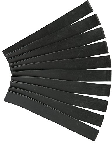 Weaver Leather Dally Wraps, 1 x 8-1/2, Black
