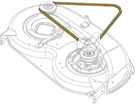 SECURA Keilriemen Mähwerk kompatibel mit MTD B130, RS115, RS125, B135, RS115, B124, H130, B130 | 754-0145 | 754-0329A | 754-0433 | 954-0145
