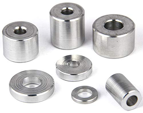 PROTECH 10 Stück Alu Distanzhülsen M10 aus Aluminium 15x10.5x12 Alu Hülsen Abstandshülse Abstandhalter Rohrbuchse Rund Innendurchmesser 10.5mm Länge 12mm