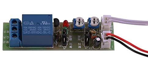 Zeitschaltuhr Relais mit zyklischer Verzögerung Einstellbares ON Off Modul für DC5V 12V 24V Spannung 0 bis 15 Minuten und 0 bis 60 Minuten Zeitregelung (DC5V 0 60min)