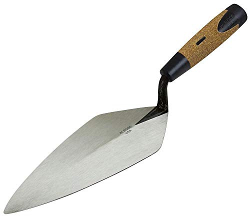W. Rose RO116-10LK 10 Limber Narrow London Brick Trowel w/Cork Handle