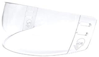 Wargate Hockey Straight-Cut Pro Visor for Adults (Anti-Scratch/Anti-Fog) CE Certified (Clear)